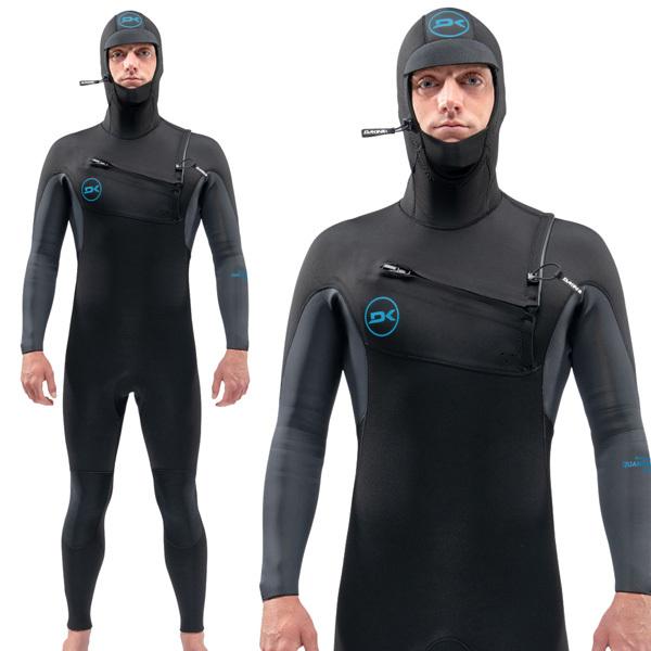 ウェットスーツ フルスーツ ダカイン DAKINE MEN QUANTUM HOODED CHESTZIP FULL 5/4/3mm フード付き|move-select|04
