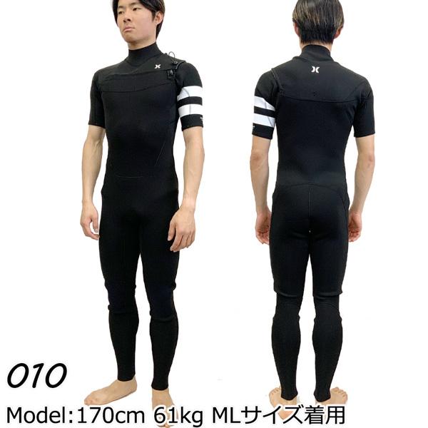 ウエットスーツ シーガル ハーレー 23 HURLEY ADVANTAGE PLUS 3/2mm SHORT SLEEVE FULLSUIT チェストジップ 日本規格正規品｜move-select｜05