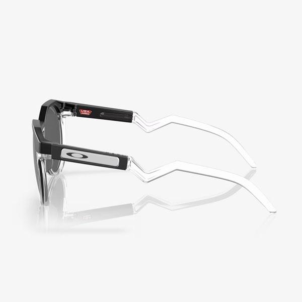 オークリー 偏光レンズ サングラス ハウストン HSTN (A) OAKLEY Matte Black/Matte Clear Prizm Black Polarized アジアンフィットの画像