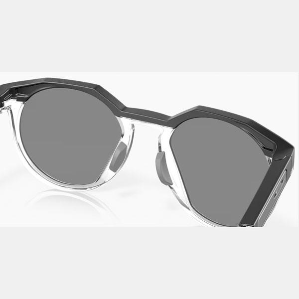 オークリー 偏光レンズ サングラス ハウストン HSTN (A) OAKLEY Matte Black/Matte Clear Prizm Black Polarized アジアンフィットの画像