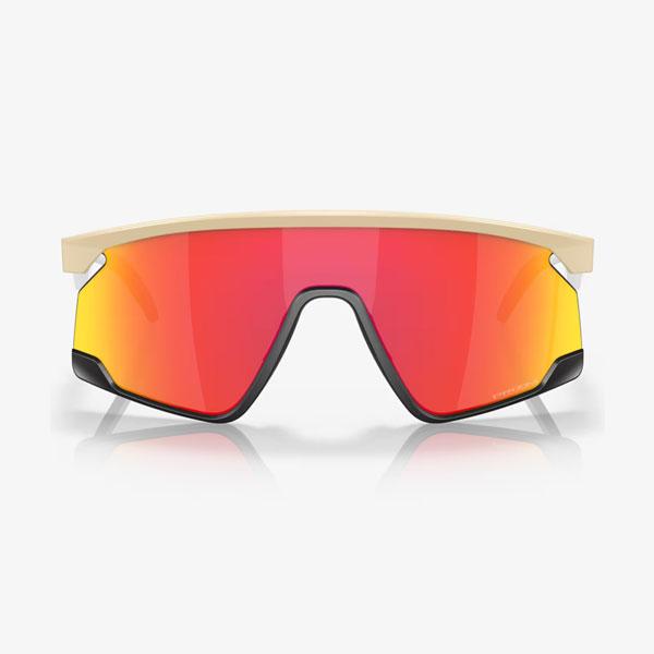 オークリー サングラス BXTR OAKLEY フレーム Matte Desert Tan/Matte Black レンズ Prizm Ruby  スポーツの画像