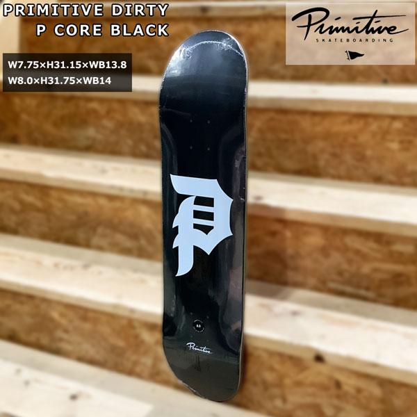 スケボー デッキ プリミティブ PRIMITIVE DIRTY P CORE BLACK |  | 01