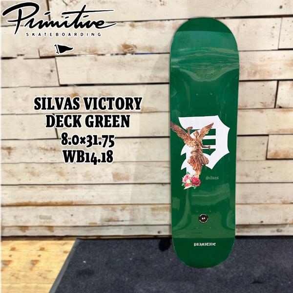 プリミティブ デッキ PRIMITIVE SILVAS VICTORY DECK GREEN 8.0×31.75