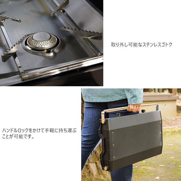 PRIMUS ONJA ポータブルツーバーナーガスコンロ、ケース、ガス2本