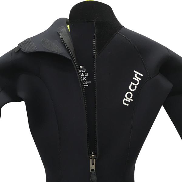 値下げ！RIP CURL OMEGA フルスーツ ブラック RIP CURL 値下げ ウエットスーツ フルスーツ リップカール バック