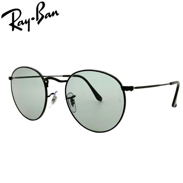 レイバン サングラス RayBan ROUND METAL フレーム/BLACK レンズ/GREY