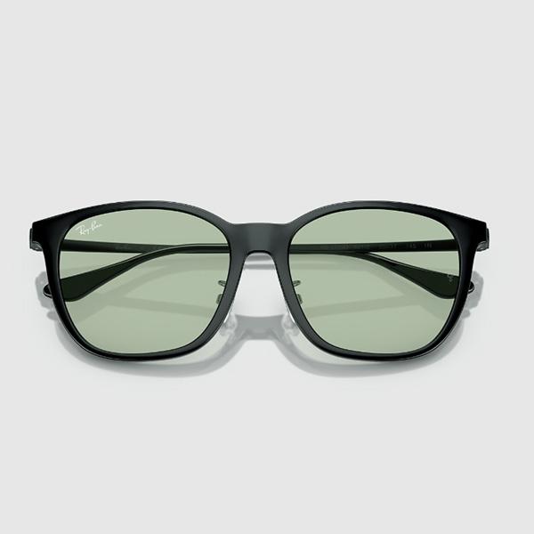 Ray-Ban RB4333D スクエア 黒緑 GEOfit 美品 Ray-Ban（レイバン） サングラス RayBan RB4333D フレーム/BLACK