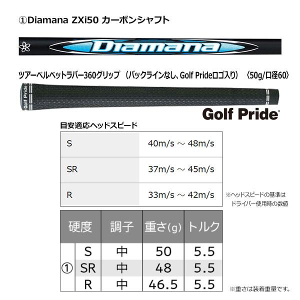 SRIXON スリクソン ZXi ドライバー Diamana ZXi50 カーボンシャフト