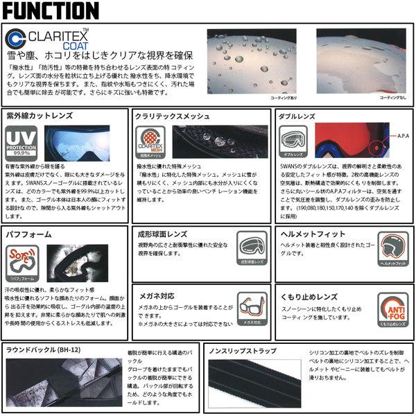 スキー ゴーグル スワンズ リッジライン MDH-CMIT お年玉セール特価 高