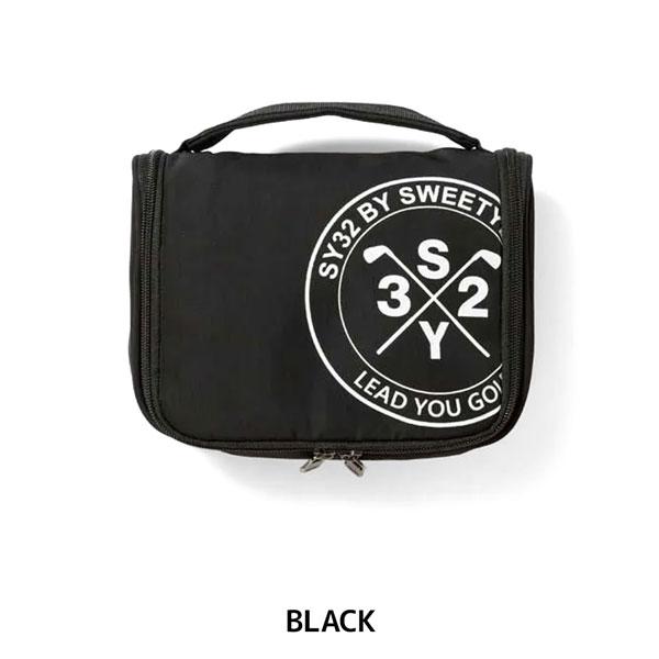 SY32 GOLF by SWEET YEARS ブラックポーチ SWEET YEARS ゴルフ ポーチ スイートイヤーズ SY32 カートポーチ