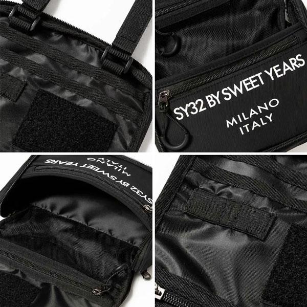 SY32 GOLF by SWEET YEARS ブラックポーチ SWEET YEARS ゴルフ ポーチ スイートイヤーズ SY32 カートポーチ