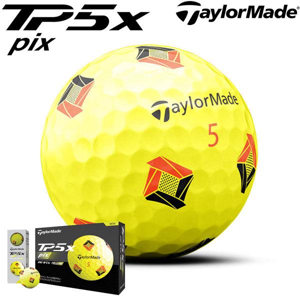 テーラーメイド TaylorMade TP5X PIX YELLOW 1DS ゴルフ ボール | TaylorMade | 01