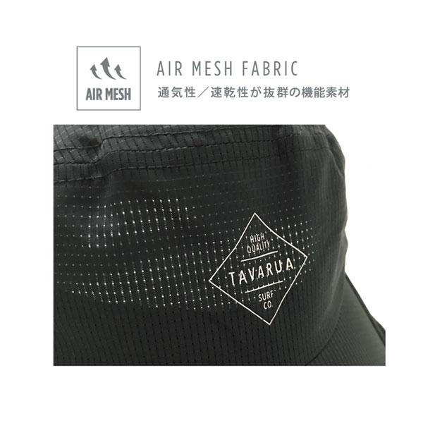 タバルア サーフハット TAVARUA SURF HAT UVエアーメッシュ サーフハット ネオプレンストラップ付き UPF50+ TM2009B | TAVARUA | 08