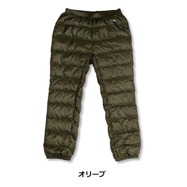 プロモンテダウンパンツ PUROMONTE（プロモンテ） ダウンパンツ70 フルオープン ブラック