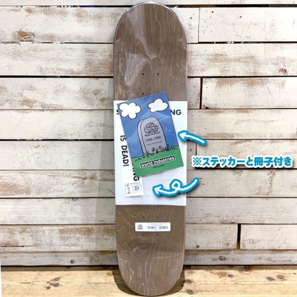 ワールドインダストリー デッキ WORLD INDUSTRIES SKATEBOARDING IS 