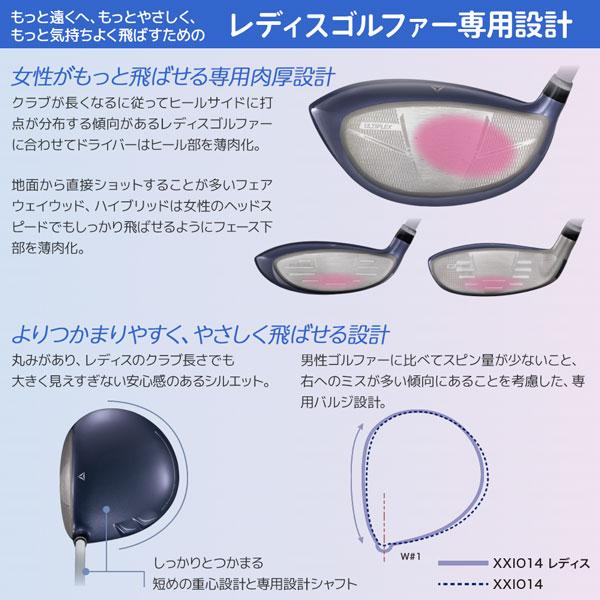ゼクシオ14 レディース ホワイト フェアウエイウッド XXIO14　MP1400 女性用 ゴルフクラブFW_11