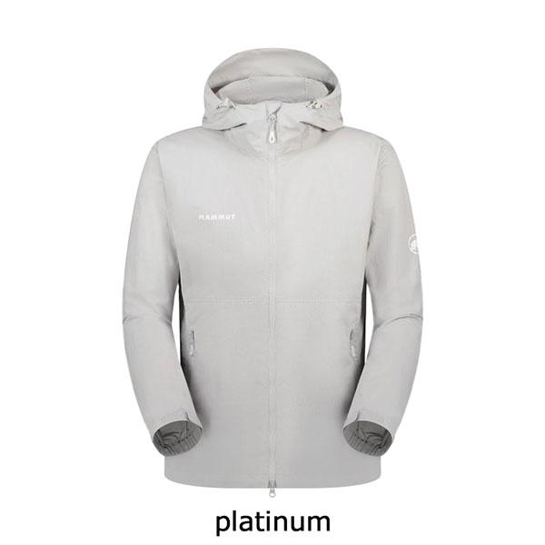 マムート MAMMUT Hiking WB Hooded Jacket AF Men platinum｜move｜02