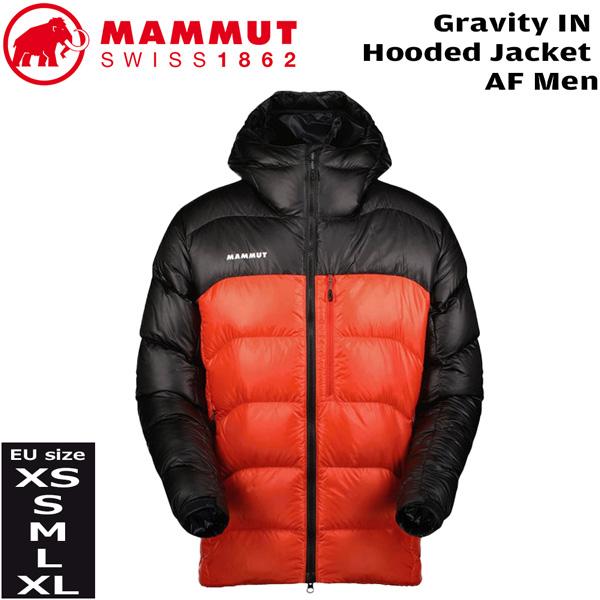 マムート MAMMUT GRAVITY IN HOODED JACKET AF red-black グラビティ 