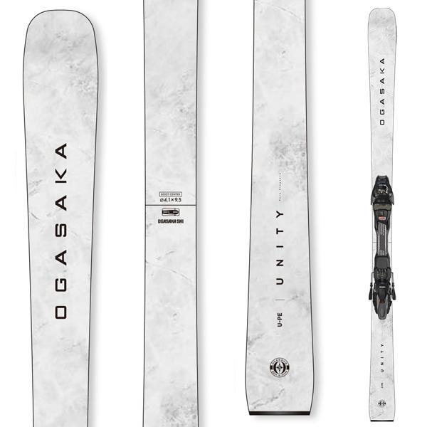 25-26 オガサカスキー ユニティ U-PE/WT+FDT12 OGASAKA SKI UNITY スキー 板 ビンディング付きの画像
