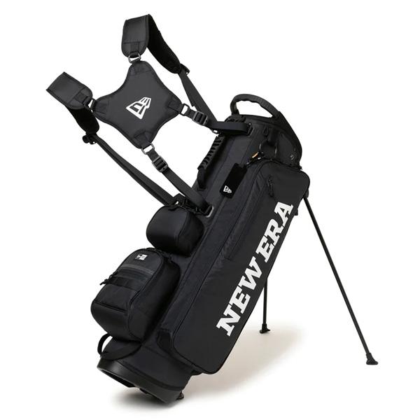 ニューエラ ゴルフ キャディー NEW ERA  スタンド キャディバッグ 9型48インチ  ブラック/ホワイト GOLF | NEW ERA | 03