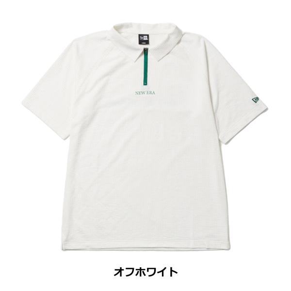 ニューエラ ゴルフ シャツ NEW ERA 半袖 SKIPPER ポロシャツ CAG オフホワイト GOLF 綿 ポリエステル | NEW ERA | 07