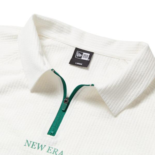 ニューエラ ゴルフ シャツ NEW ERA 半袖 SKIPPER ポロシャツ CAG オフホワイト GOLF 綿 ポリエステル | NEW ERA | 09
