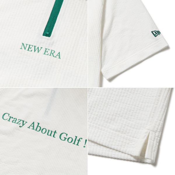 ニューエラ ゴルフ シャツ NEW ERA 半袖 SKIPPER ポロシャツ CAG オフホワイト GOLF 綿 ポリエステル | NEW ERA | 10