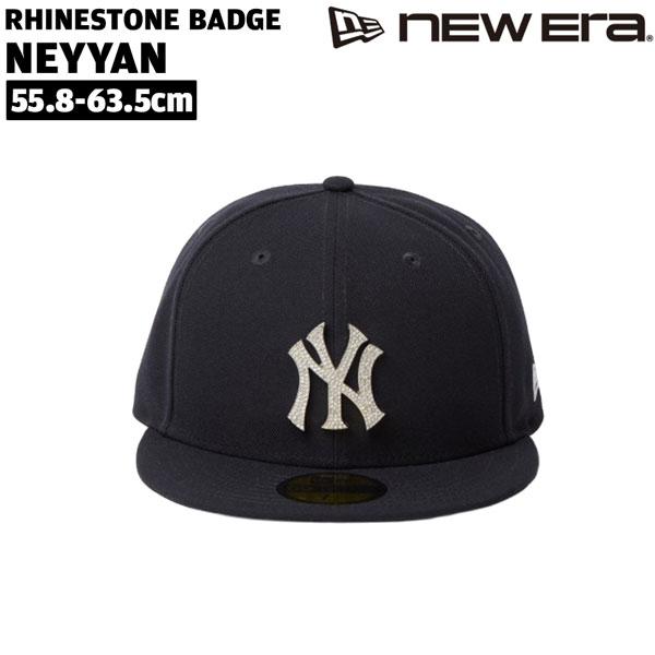 ニューエラ キャップ NEW ERA 5950 ラインストーン バッジロゴ ニューヨーク・ヤンキース ネイビー 帽子 | X-girl | 10