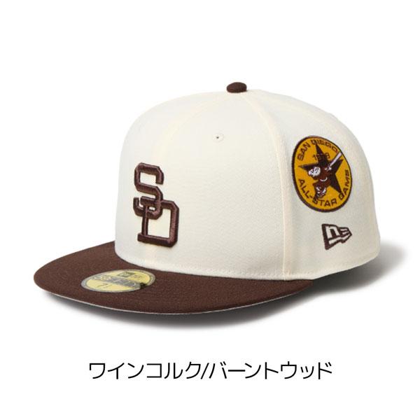 ニューエラ キャップ NEW ERA 5950 MLB 2トーン サンディエゴ・パドレス ワインコルク/バーントウッド ポリエステル 帽子 | NEW ERA | 11