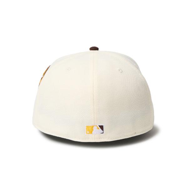 ニューエラ キャップ NEW ERA 5950 MLB 2トーン サンディエゴ・パドレス ワインコルク/バーントウッド ポリエステル 帽子 | NEW ERA | 12
