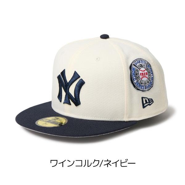 ニューエラ キャップ NEW ERA 5950 MLB 2トーン ニューヨーク・ヤンキース ワインコルク/ネイビー ポリエステル 帽子 | NEW ERA | 11