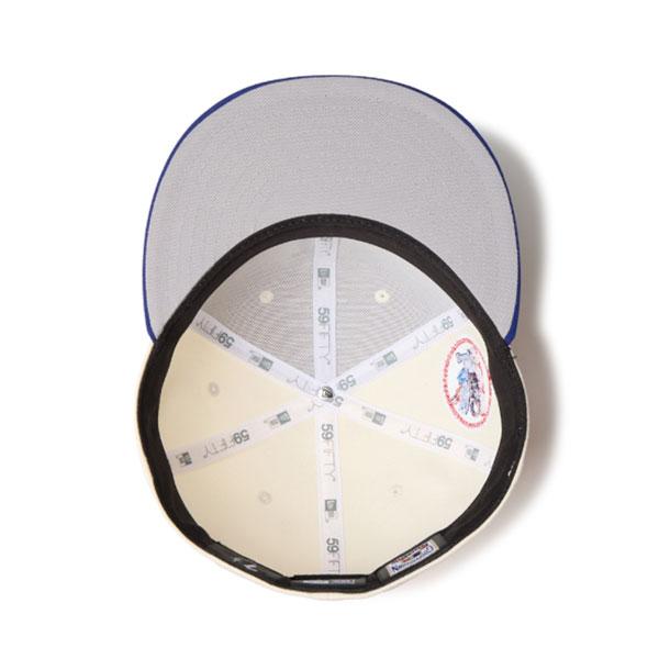 ニューエラ キャップ NEW ERA 5950 MLB 2トーン ロサンゼルス・ドジャース ワインコルク/ダークロイヤル ポリエステル 帽子 | NEW ERA | 13