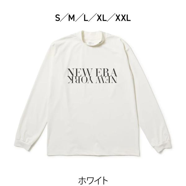 NEW ERA GOLF ニューエラゴルフ　モックネック　長袖シャツ　ロゴ　M NEW ERA（ニューエラ） ゴルフウェア ロングスリーブ モックネック ST
