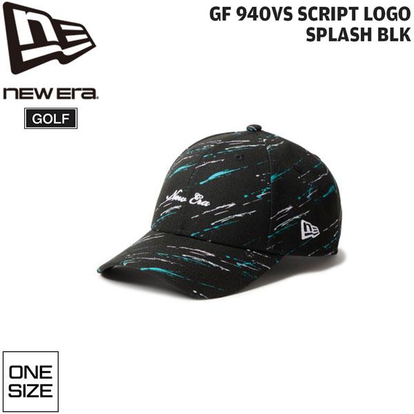 ニューエラ ゴルフ キャップ NEW ERA GF 940VS SCRIPT LOGO SPLASH BLK GOLF 帽子 | NEW ERA | 02