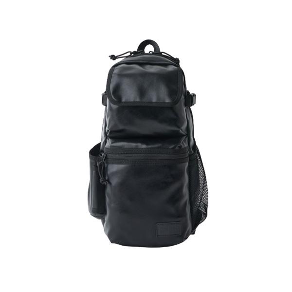 ニューエラ ボディバッグ NEW ERA シングル バッグ LAETHER ブラック 約12L 合成皮革 | NEW ERA | 03