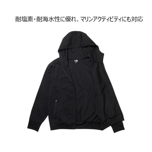 ニューエラ ラッシュ パーカー NEW ERA ユーティリティ サーフパーカー ブラック 日焼け対策 | NEW ERA | 08