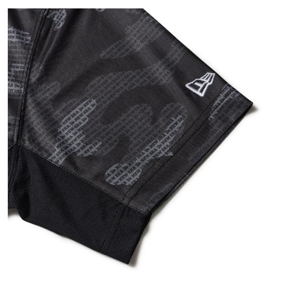 ニューエラ ゴルフ ウェア NEW ERA 半袖 ミッドネック Tシャツ カモ ブラック GOLFウェア メール便配送 | NEW ERA | 09