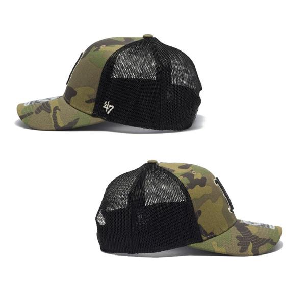 47ブランド キャップ 47Brand MLB CAMO MVP TRUCKER メッシュ ボストン・レッドソックス ウッドランドカモ 帽子 | ブランド登録なし | 04