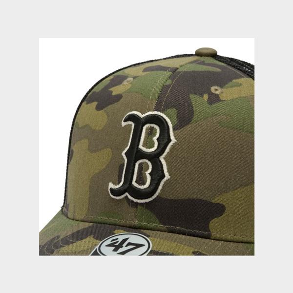 47ブランド キャップ 47Brand MLB CAMO MVP TRUCKER メッシュ ボストン・レッドソックス ウッドランドカモ 帽子 | ブランド登録なし | 05