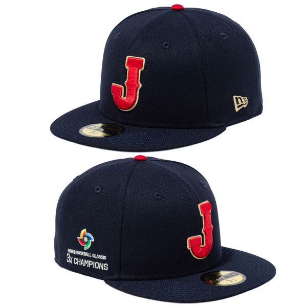 ニューエラ キャップ NEW ERA 59FIFTY サムライジャパン Jロゴ UV EMB サイドWBC ネイビー 帽子 | NEW ERA | 12