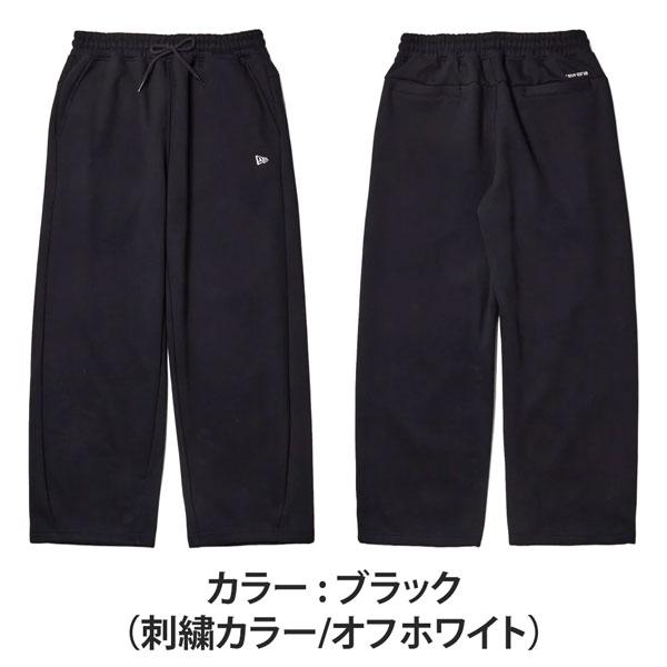 ニューエラ ワイド スウェットパンツ NEW ERA WIDE CURVED SWEATパンツ ブラック 綿 ポリエステル | NEW ERA | 07
