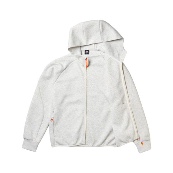 ニューエラ ゴルフ ウェア NEW ERA GOLF テックスウェット フルジップ フーディ エンボス加工 オートミール ポリエステル/綿 | NEW ERA | 03
