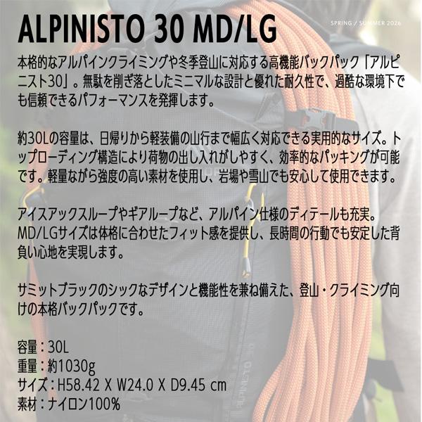グレゴリー アルピニスト30 MD/LG サミットブラック GREGORY バックパック リュック_6