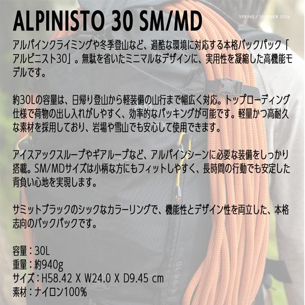 グレゴリー アルピニスト30 SM/MD サミットブラック GREGORY バックパック リュック_6