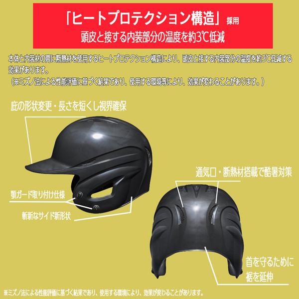 ミズノヘルメット 楽天市場】【2023年モデル】ミズノ ソフト用 つば付き