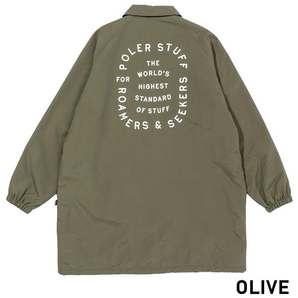 アウター ファッション トレンド 22-23 POLER ポーラー LONG COACH JACKET ロングコーチジャケット｜move｜05