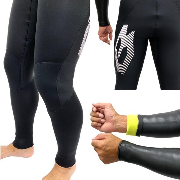 ウェットスーツ セミドライ 22-23 BEWET ビーウェット メンズ KING LTD