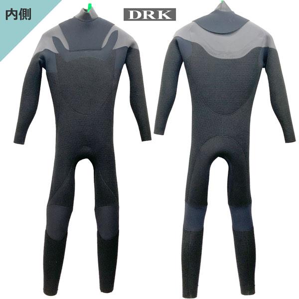 ウェットスーツ セミドライ 23-24 RASH ラッシュ MT NOZIP 5/3.5mm DRK  