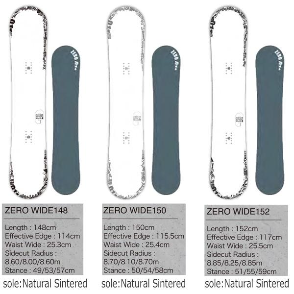 011 ZERO WIDE150 スノーボード 150cm 23-24 011 ZERO WIDE150 スノーボード 150cm 23-24