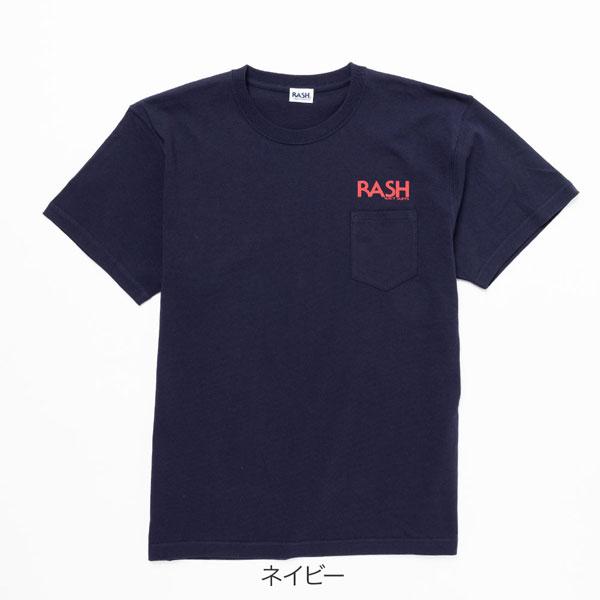 Tシャツ ラッシュ 2024 RASH ヘビーウェイト 羽バックTEE 7.1oz ピンライン羽マーク メール便配送｜move｜04